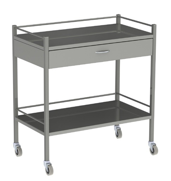 Picture of Trolley S/Steel Axis Pacific 90x49cm 1 Drawer