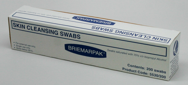 Picture of Alcohol Swabs Briemar 200s