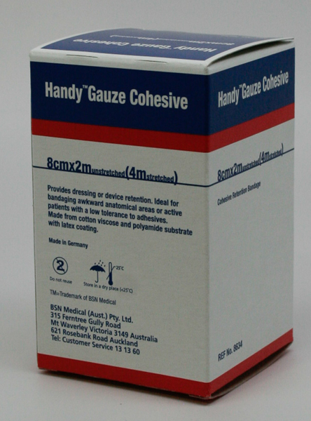 Picture of Handygauze Cohesive Bandage 8cm x 2m