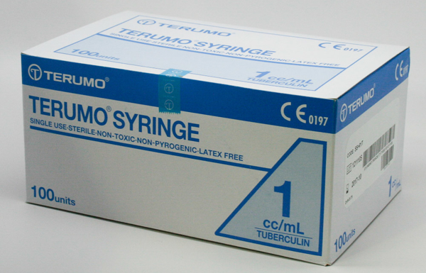 Picture of Syringe 1mL Luer Slip Terumo 100s