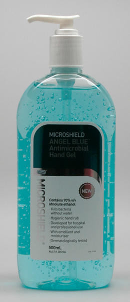 Picture of Microshield Angel Blue Antimicrobial HandGel 500mL