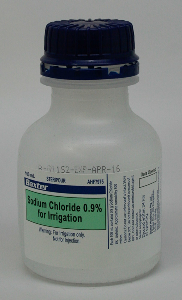 Picture of Saline For Irrigation 100ml Bottle AHF7975