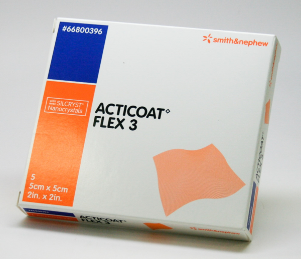 Picture of Acticoat Flex3 5 x 5cm Box 5 (3 Day Dressing)