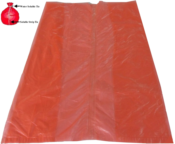 Picture of Laundry Bags Soluble Seam Red Confident Care 50's