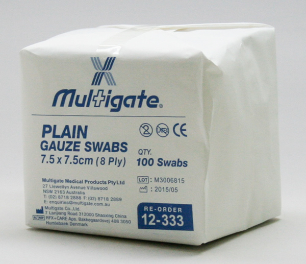 Picture of Gauze Swab Multigate 12-333 7.5cm 100s