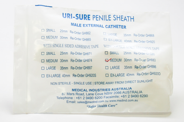 Picture of Incontinence Sheath 30mm + Tapes