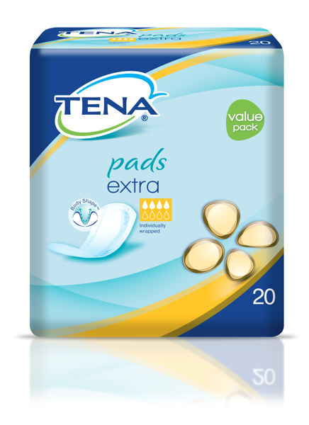 Picture of Tena Pads InstaDRY Standard Length 20s