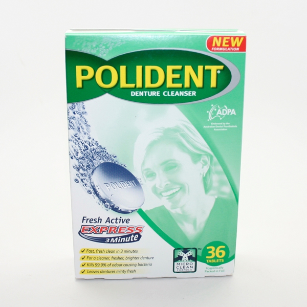 Picture of Polident Denture Cleansing Daily Tablets 36s