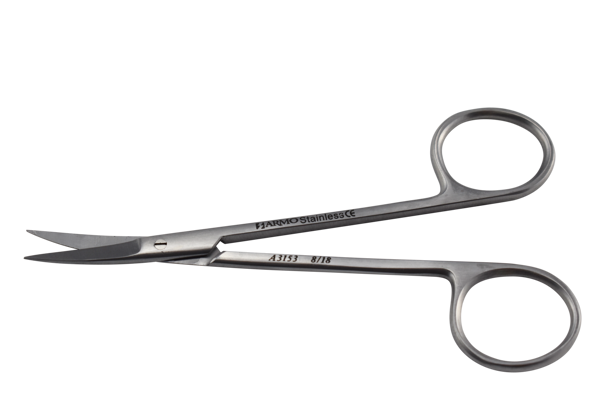 Picture of Scissors Iris Curved 11cm Armo A3153