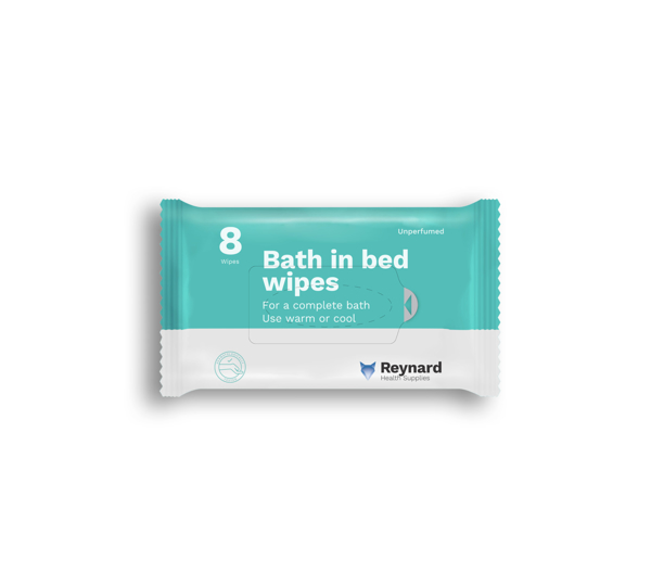 Picture of Reynard Bath in Bed Wipes 8s