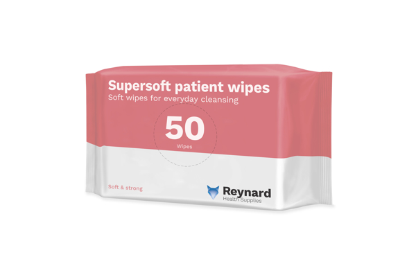 Picture of Reynard Supersoft Patient Wipes 50-Pack 18s