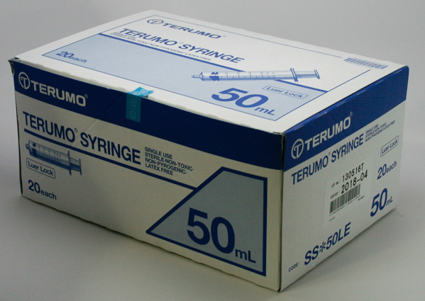 Picture of Syringe 50mL Luer Lock Terumo 20s